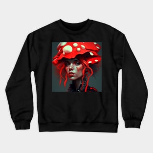 Mushroom girl 18 Crewneck Sweatshirt